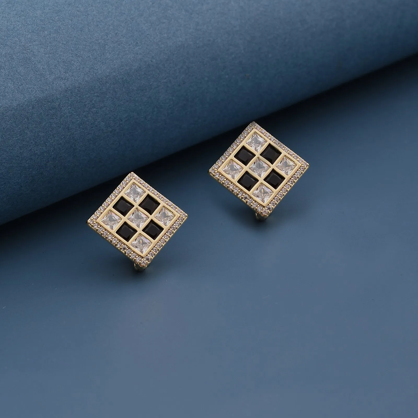Jolie American Diamond Fashionable Stud Earrings